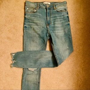 Distressed Zara jeans